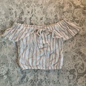 Off the shoulder boho top